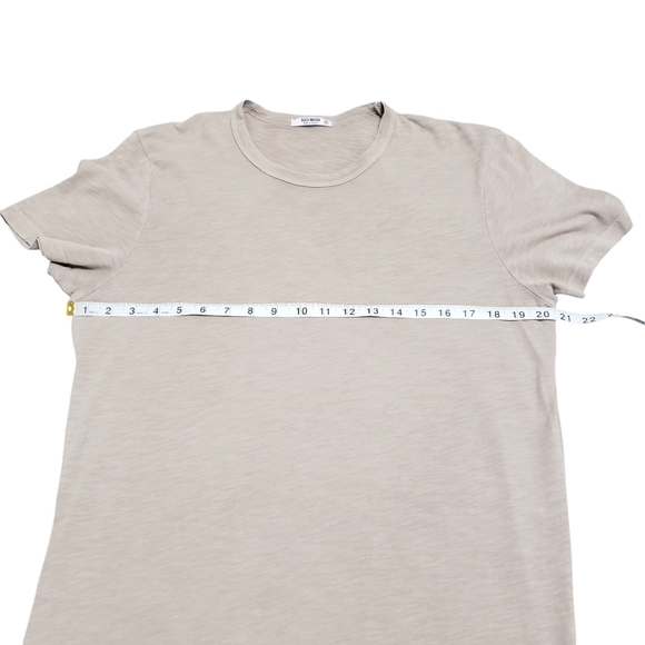 Buck Mason Mens Cotton Knit Crewneck T-Shirt Clay Venice Wash USA Sz Medium - Picture 7 of 10